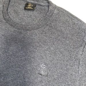men’s ovo octobers very own grey long sleeve / crewneck sweater
